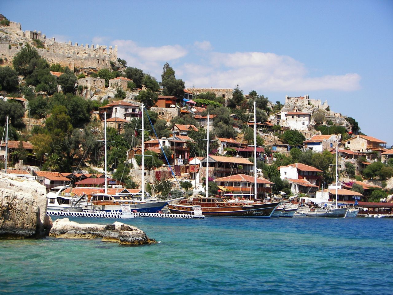 Kekova - a famous island, village and sunk city